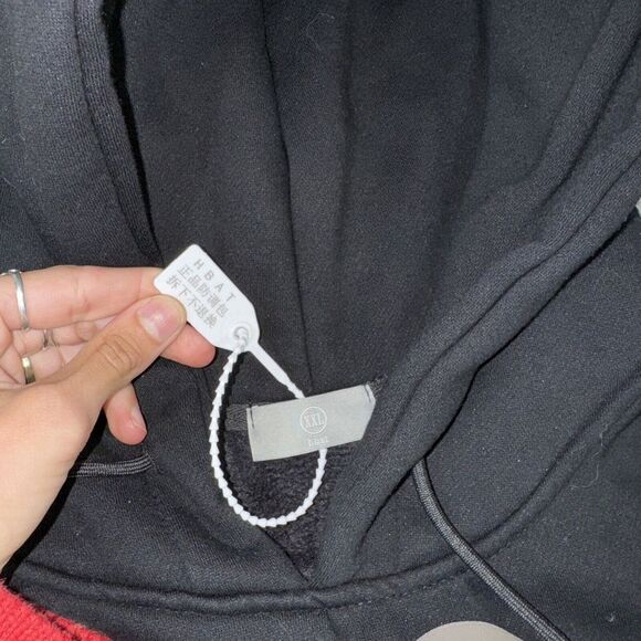 Travis Scott Cactus Jack McDonald's Sticker Bomb Hoodie Sweatshirt XXL Black NWT - Picture 3 of 7